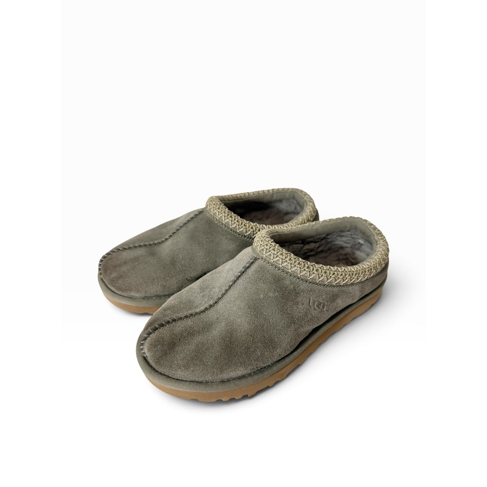 UGG Tasman II Womens Moss Green  1174470 Sheepskin Comfort Slippers Size